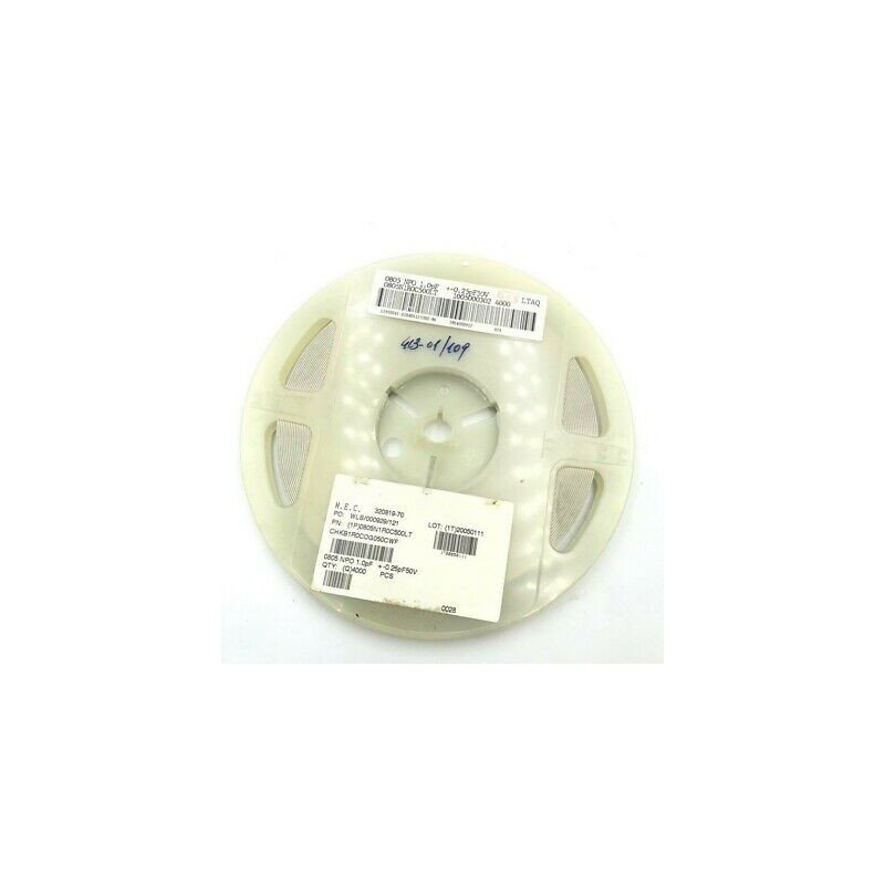 1PF 50V 20% SMD/SMT MULTILAYER CERAMIC CAPACITOR 0805N1R0C500LT WALSIN QTY:100