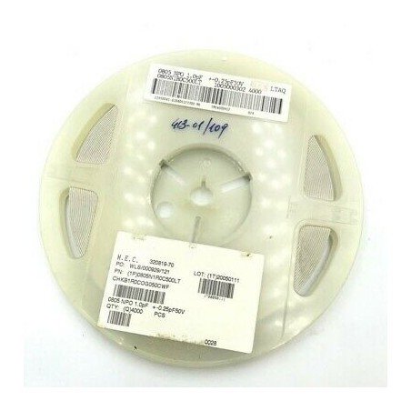1PF 50V 20% SMD/SMT MULTILAYER CERAMIC CAPACITOR 0805N1R0C500LT WALSIN QTY:100