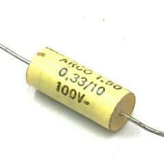 0.33UF 330NF 100V AXIAL CAPACITOR ARCOTRONICS