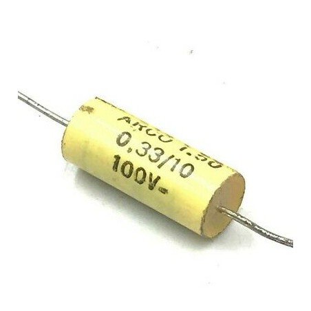 0.33UF 330NF 100V AXIAL CAPACITOR ARCOTRONICS