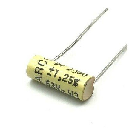 2NF 2000PF 1.25% 63V RADIAL CAPACITOR ARCOTRONICS