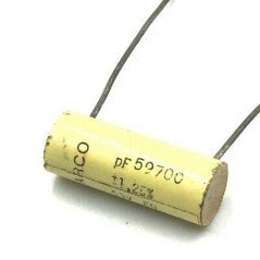 59.7NF 59700PF 1.25% 63V RADIAL CAPACITOR ARCOTRONICS