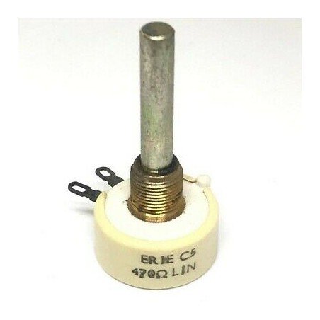 470OHM 470R METAL MILITARY LINEAR POTENTIOMETER ERIEC5