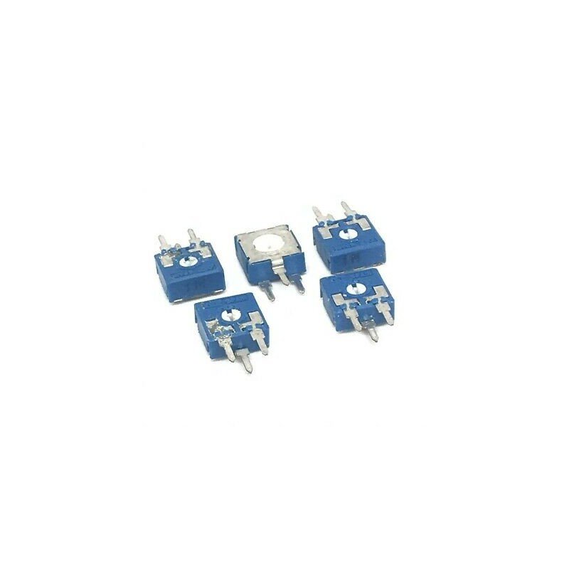 1M 1MOHM RADIAL D:1CM POTENTIOMETER TRIMMER BLUE WELT ELECTRONIC QTY:5