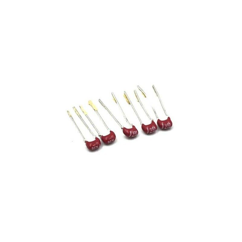 68PF RADIAL DISC CAPACITOR VITRAMON QTY:5