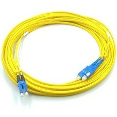 LC-UPC - SC-UPC DUPLEX PATCH CORD FIBER OPTIC CABLE COMPEL L:10M