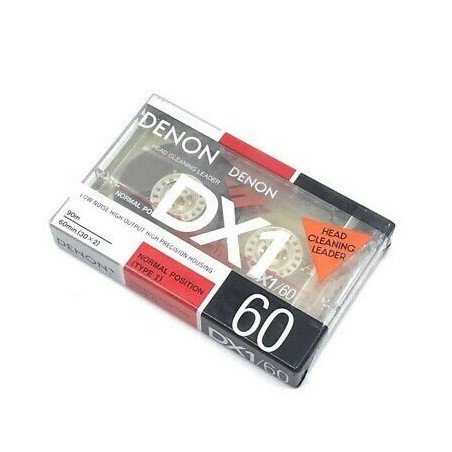 DENON DX1/60 AUDIO CASSETTE AUDIOTAPE MADE IN JAPAN