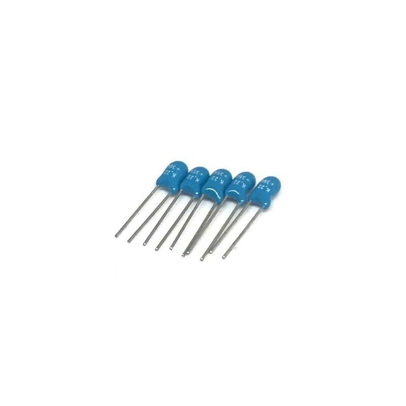 0.15uF 35V RADIAL DIP TANTALUM CAPACITOR KEMET  QTY:5