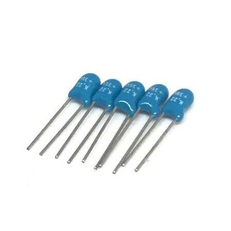 0.15uF 35V RADIAL DIP TANTALUM CAPACITOR KEMET  QTY:5
