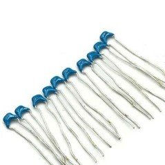 10NF 10000PF 50V 10% RADIAL CERAMIC CAPACITOR MURATA QTY:10