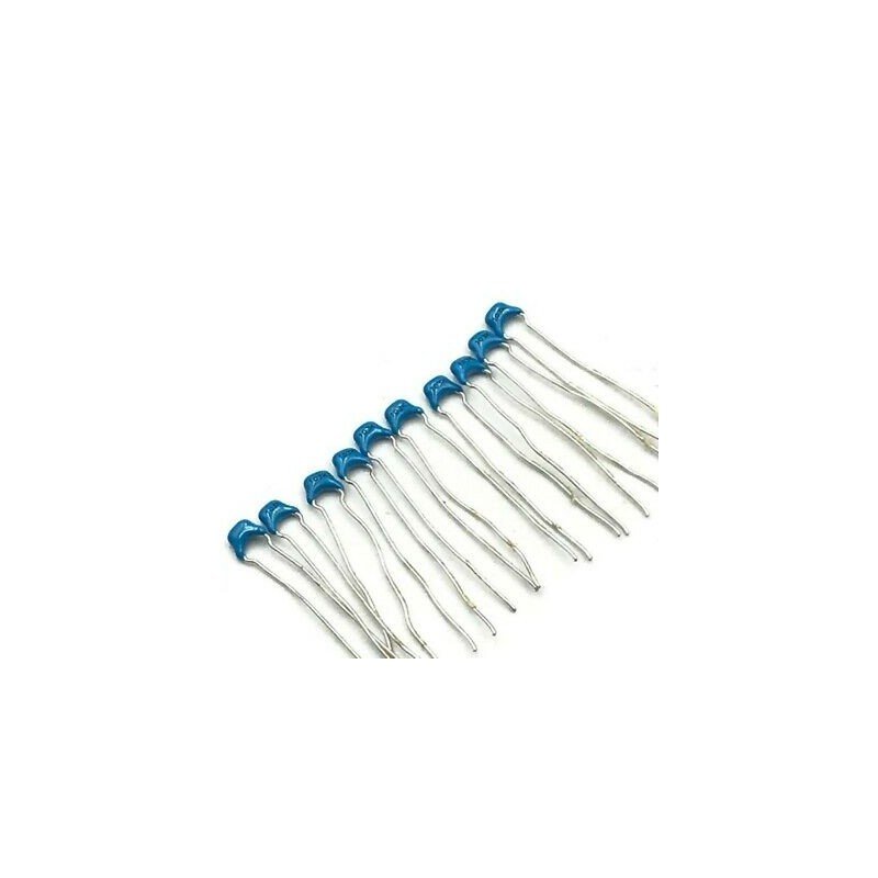 10NF 10000PF 50V 10% RADIAL CERAMIC CAPACITOR MURATA QTY:10