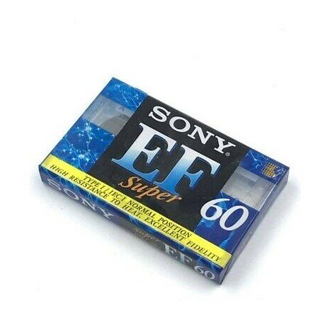 SONY SUPER EF60 AUDIO CASSETTE AUDIOTAPE