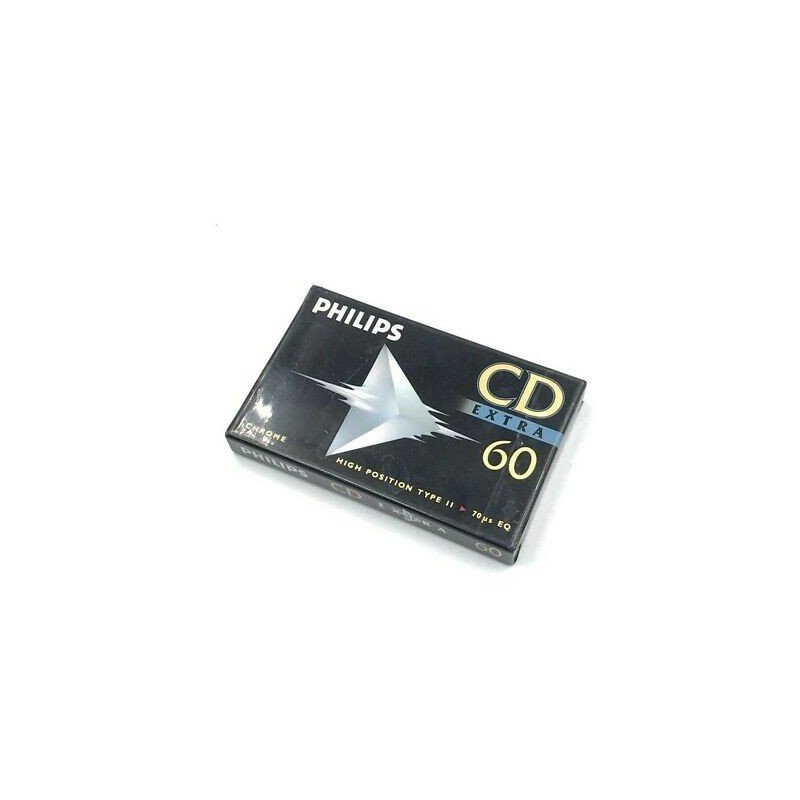 PHILIPS CD EXTRA 60 AUDIO CASSETTE AUDIOTAPE