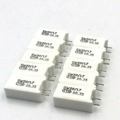 20OHM 20R 5W RADIAL WIREWOUND CERAMIC RESISTOR TY-OHM QTY:10