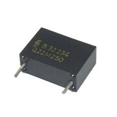 0.22UF 220NF 250V RADIAL FILM CAPACITOR B32234 SIEMENS