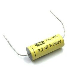 2.2UF 250V AUDIO HI END CAPACITOR 30X12MM ELM