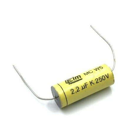 2.2UF 250V AUDIO HI END CAPACITOR 30X12MM ELM