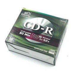 SKYPRO 52X CD-R 80MIN 700MB BLANK DISC QTY:10