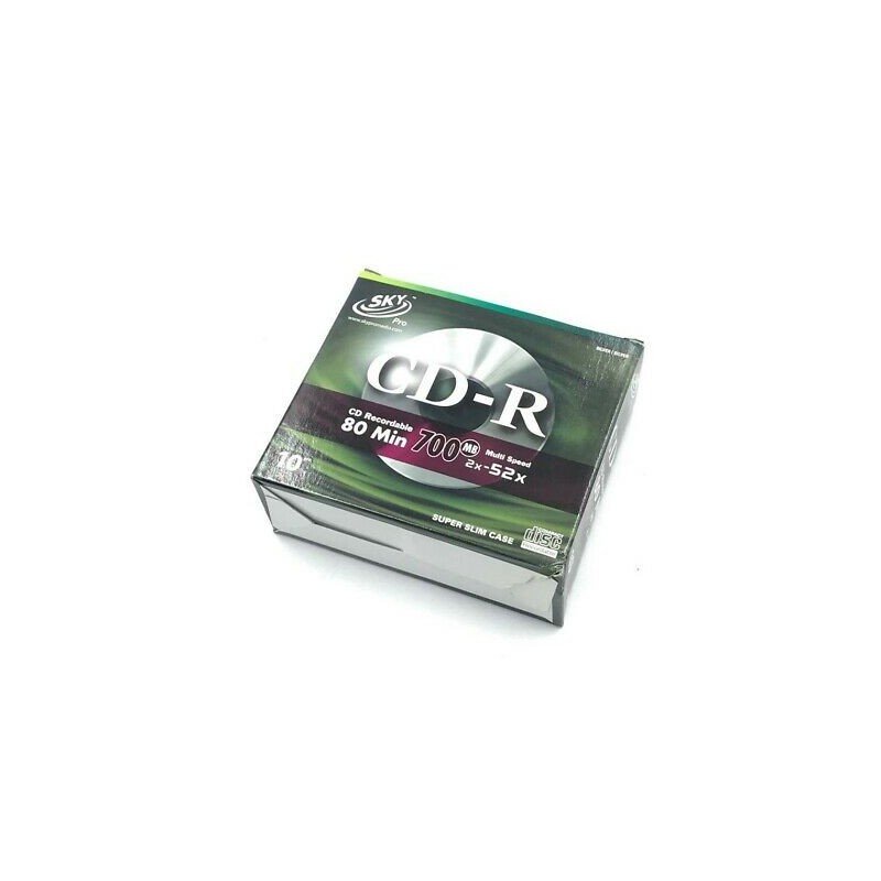 SKYPRO 52X CD-R 80MIN 700MB BLANK DISC QTY:10