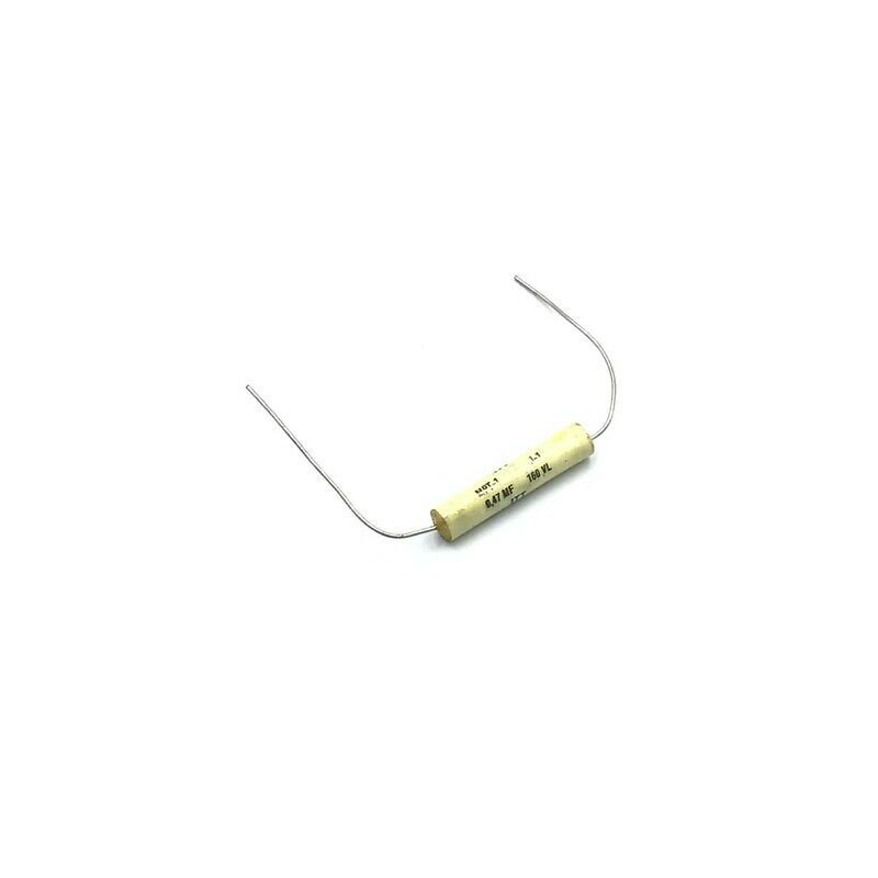 0.47UF 160V POLYESTER CAPACITOR HI END MPT-1 J JAN 32X8mm ITT