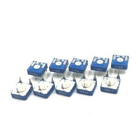 470KOHM 470K TRIMMER POTENTIOMETER 12.5mm ACP QTY:10