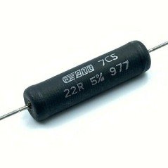 22R 22OHM 7W 7CS 5% RESISTOR WIREWOUND ATES