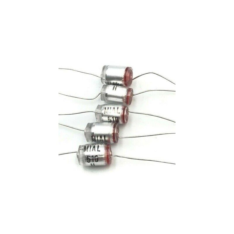 510PF 160V 5% POLYSTYRENE AXIAL CAPACITOR QTY:5