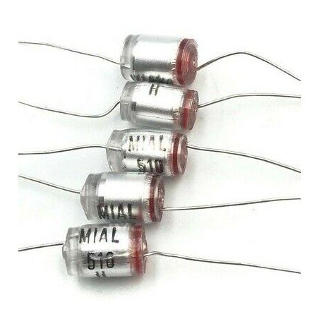 510PF 160V 5% POLYSTYRENE AXIAL CAPACITOR QTY:5