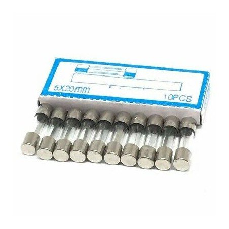 20A Quick Blow Fast Acting Glass Fuse 5x20mm QTY:10