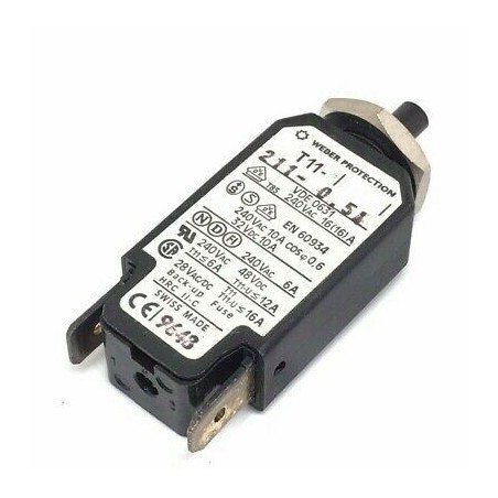 T11-211-0.5A Thermal Switch 240VAC/48VDC/0.5A