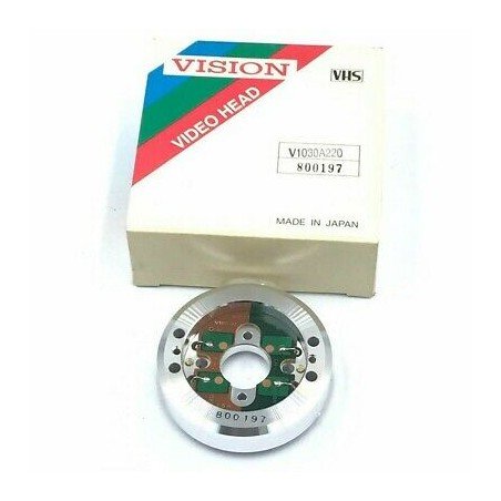 VISION VHS VCR VIDEO RECORDER HEAD REPLACEMENT V1030A220