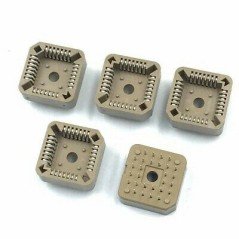 28 POSISTION (4x7) 2.54mm PITCH 1-822473-2 TE CONNECTIVITY AMP IC SOCKET QTY:5