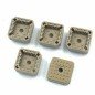 28 POSISTION (4x7) 2.54mm PITCH 1-822473-2 TE CONNECTIVITY AMP IC SOCKET QTY:5
