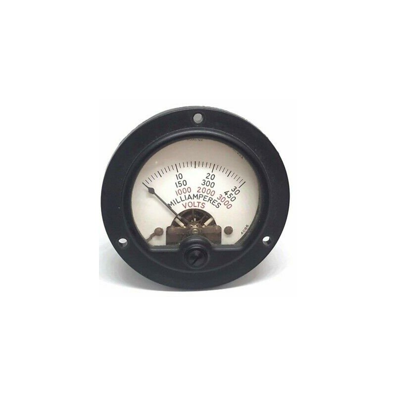 0-30mA 0-3000V Dc Analog Panel Meter Voltmeter Ammeter MOD-125 Simpson 68mm