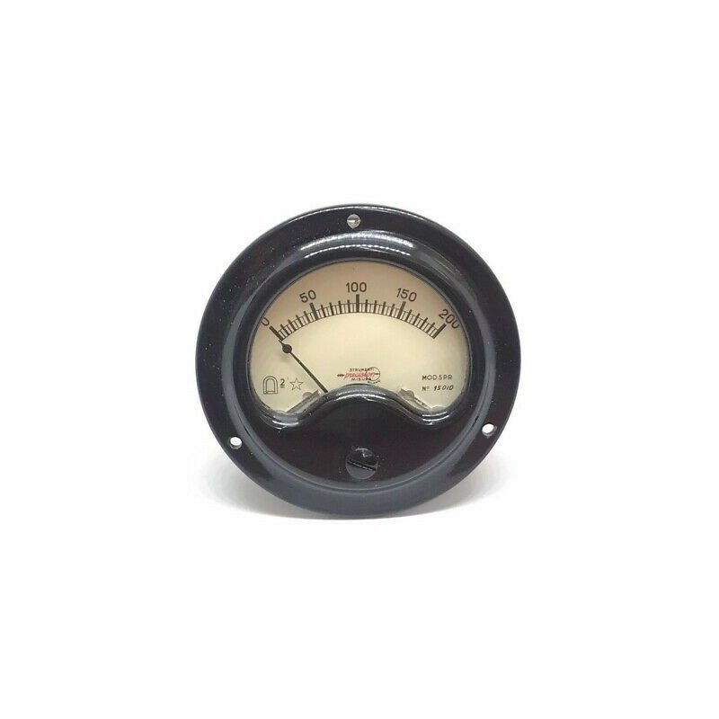 0-200 Analog Panel Meter Scale Meter Misura Italy 68mm
