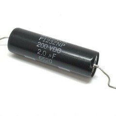 2UF 200V 200VDC Axial Metalized Polyester Capacitor CH05A1MC205K Aerovox