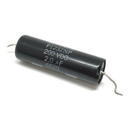 2UF 200V 200VDC Axial Metalized Polyester Capacitor CH05A1MC205K Aerovox