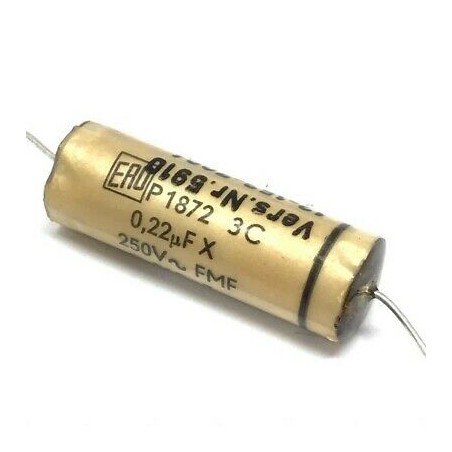 0.22UF 220nF 250VAC 630VDC/300VAC Capacitor 5910-12-153-7094 ERO DIN41159