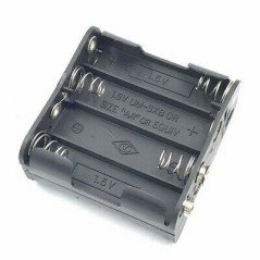 12V 8xAA 8-slot battery Clip Slot Storage Holder Box Case