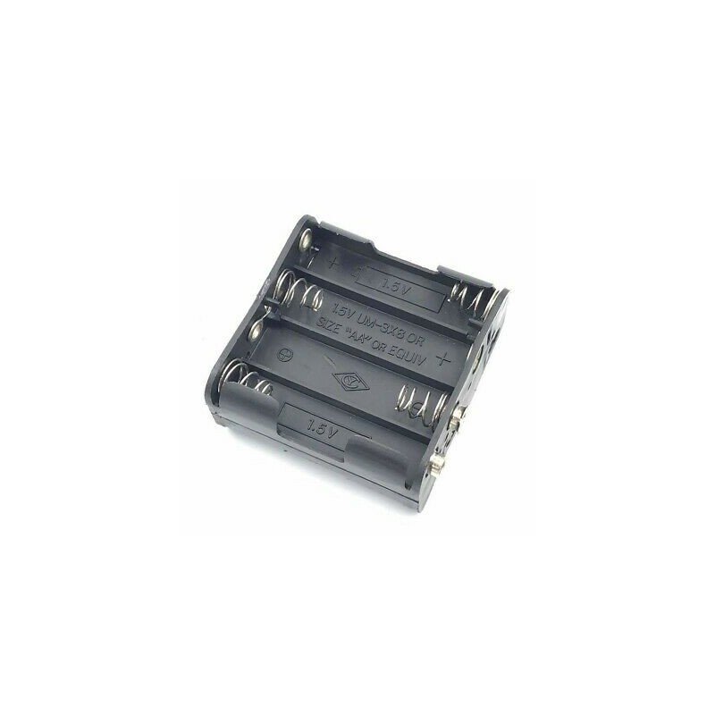 12V 8xAA 8-slot battery Clip Slot Storage Holder Box Case