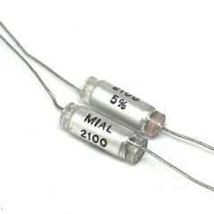 2100pF 2.1nF 160V 5% Axial Polystyrene Capacitor Mial QTY:2