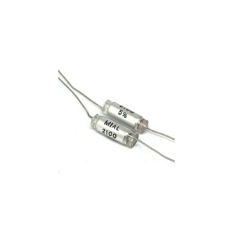 2100pF 2.1nF 160V 5% Axial Polystyrene Capacitor Mial QTY:2