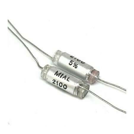 2100pF 2.1nF 160V 5% Axial Polystyrene Capacitor Mial QTY:2