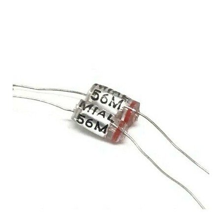 50pF 160V 20% Axial Polystyrene Capacitor Mial QTY:2