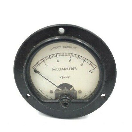0-10mA Analog Panel Meter Ammeter Model 312 Spanton 88mm