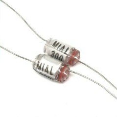 300pF 160V Axial Polystyrene Capacitor Mial QTY:2