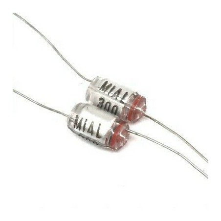 300pF 160V Axial Polystyrene Capacitor Mial QTY:2