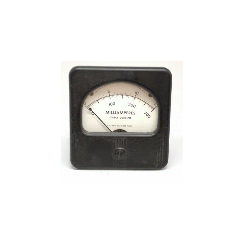 0-300mA Analog Panel Meter Ammeter Mcclintock 80x75mm