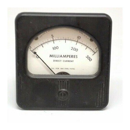 0-300mA Analog Panel Meter Ammeter Mcclintock 80x75mm