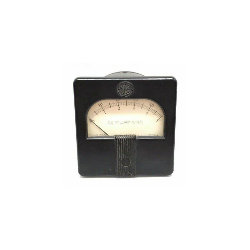 0-5mA Analog Panel Meter Ammeter General Electric 80x75mm